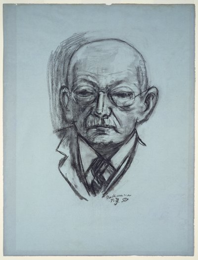 Porträt von Georg Swarzenski von Max Beckmann