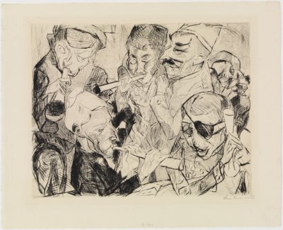Prosit Neujahr 1917 von Max Beckmann