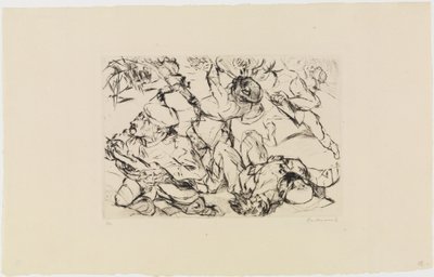 Sturmangriff von Max Beckmann