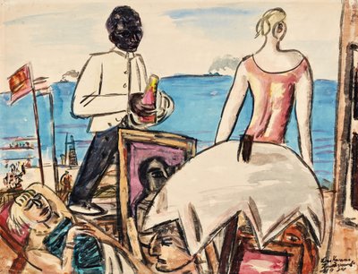 Strandcafé Zandvoort von Max Beckmann