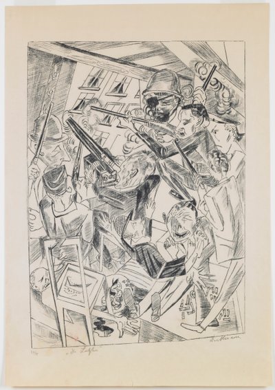 Tafel 10: Die Letzten von Max Beckmann