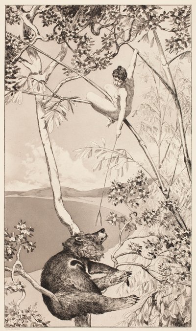 Bär und Fee von Max Klinger