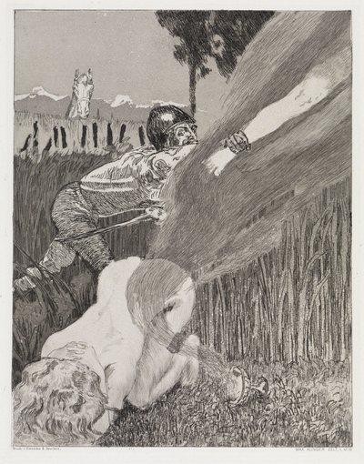 Der Fuß (Zelt, Opus XIV, 1. Teil, Nr. 16) von Max Klinger
