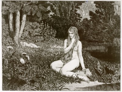Eva und die Zukunft (Opus III), Blatt 1: Eva von Max Klinger