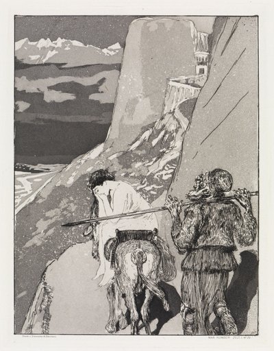 Gefangen (Zelt, Opus XIV, 1. Teil, Nr. 22) von Max Klinger