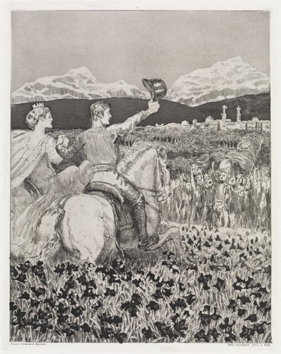 Im eigenen Land (Zelt, Opus XIV, 2. Teil, Nr. 43) von Max Klinger