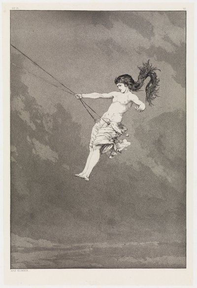 Intermezzo (Erstes Intermezzo) (Rettungen Ovidischer Opfer, Opus II, Blatt 6) von Max Klinger