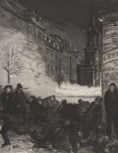 Märztage II, aus Dramen Opus IX von Max Klinger