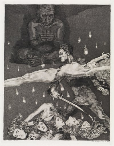 Mord (Zelt, Opus XIV, 2. Teil, Nr. 39) von Max Klinger