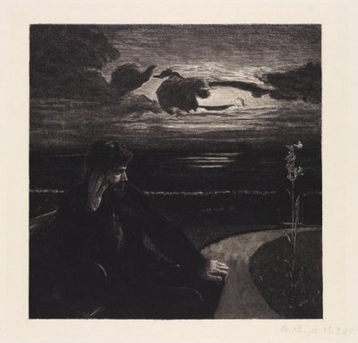 Nacht (Vom Tode, Erster Teil, Opus XI, Blatt 1) von Max Klinger