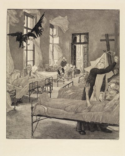 Pest (Vom Tode, Zweiter Teil, Opus XI, Blatt 6) von Max Klinger