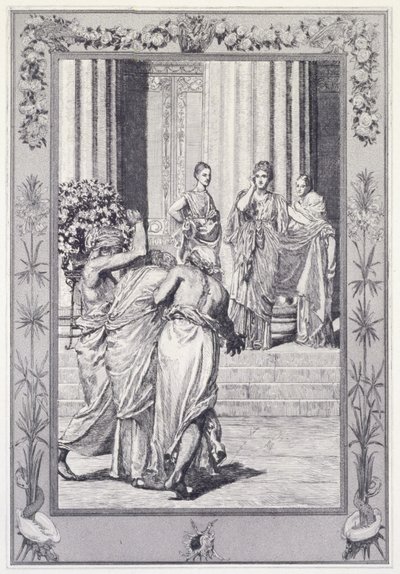 Psyche und Venus, Platte 33 aus der Serie „Cupid and Psyche: Opus V“ von Max Klinger