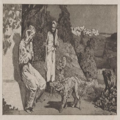Pyramus und Thisbe II. von Max Klinger