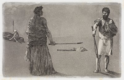 Schluss (Satyre / Beschluss) (Rettungen Ovidischer Opfer, Opus II, Blatt 13) von Max Klinger