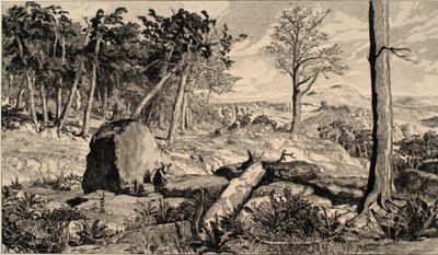 Simplicius in der Waldeinode von Max Klinger