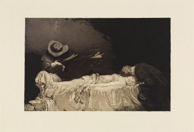Tod (Eine Liebe, Opus X, Blatt 10) von Max Klinger