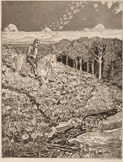 Traumweg (Off in a Dream), Platte 35 von Max Klinger