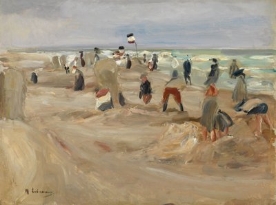 Am Strand von Noordwijk von Max Liebermann