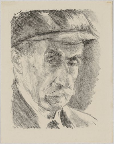 Selbstporträt mit Mütze von Max Liebermann