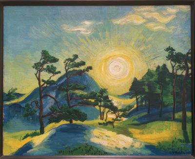 Aufgehende Sonne von Max Pechstein