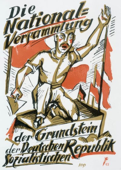 Die Nationalversammlung von Max Pechstein