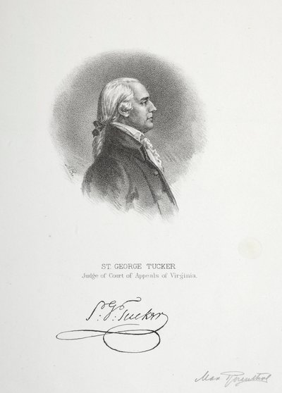 St. George Tucker, Richter am Berufungsgericht von Virginia von Max Rosenthal