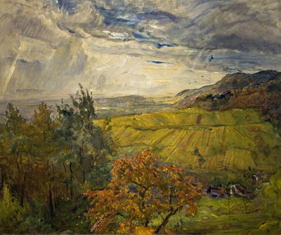 Herbstlandschaft bei Neukastel von Max Slevogt