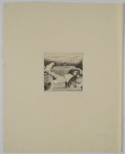 „Meditation“ von Max Slevogt