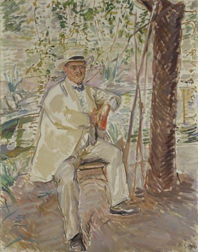 Der Kunsthistoriker, Professor Dr. Karl Voll (1867-1917), 1911 von Max Slevogt