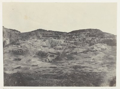 Gournah, Nekropole von Theben; Theben von Maxime Du Camp
