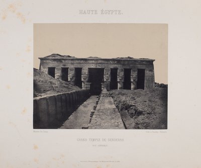 Großer Tempel von Denderah von Maxime Du Camp