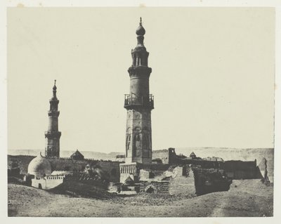 Moschee von Aly-Bey, Girgeh, Oberägypten, Tafel 15 aus dem Album "Ägypten, Nubien, Palästina und Syrien" (1852) von Maxime Du Camp