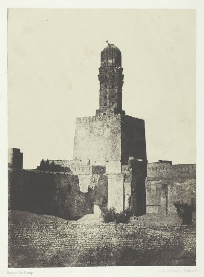 Moschee des Kalifen Haakem Biamrillah, Kairo, 1849-51, gedruckt 1852 von Maxime Du Camp