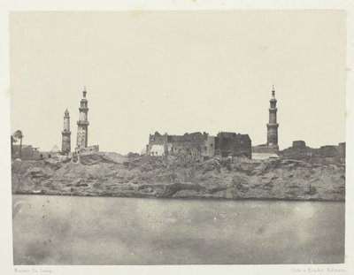 Vue Générale, Girgeh, Oberägypten, 1849-51, gedruckt 1852 von Maxime Du Camp