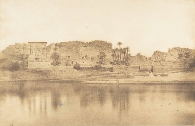 Gesamtansicht der Insel Philae, vom Osten aus gesehen von Maxime Du Camp
