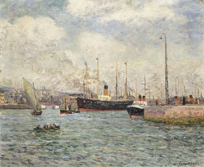 Der Hafen von Le Havre, 1905 von Maxime Emile Louis Maufra