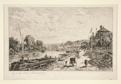 Bords de la Seine (Ufer der Seine) von Maxime Lalanne