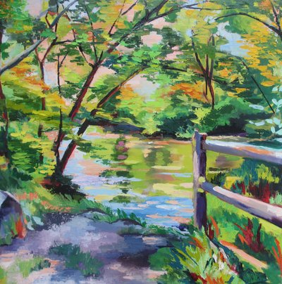 Ruhiger Flusspfad von Maxine Shore