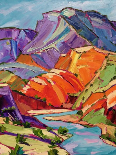 Lebendiger Canyon-Fluss von Maxine Shore