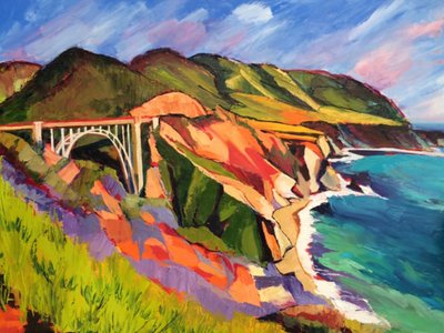 Lebendige Küstenbrücke von Maxine Shore