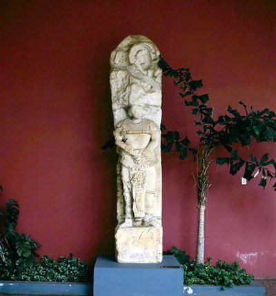 Stela 15 aus Piedras Negras, Peten, Guatemala, Spätklassische Periode (781 n. Chr.) (Stein) von Mayan Mayan