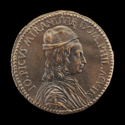 Giovanni Pico della Mirandola, 1463-1494, Philosoph und Dichter von Medallist T.R.