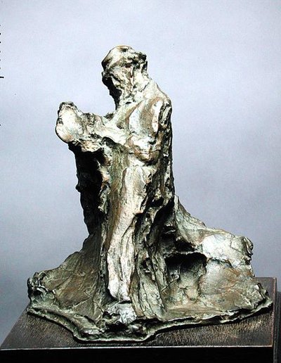 Mann beim Lesen von Medardo Rosso