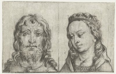 Die Köpfe von Christus und Maria von Meester van het Amsterdamse Kabinet