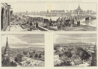 Mandalay, die Hauptstadt von Burma von Melton Prior