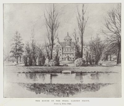Das Haus im Wald, Gartenfront von Melton Prior
