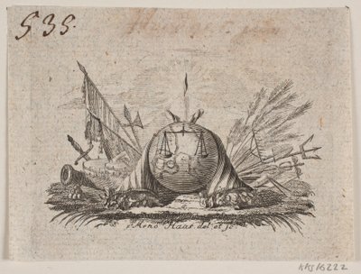 Vignette zu A. Schytte "Dänemarks und Norwegens natürliche und politische Verfassung", Teil I von Meno Haas