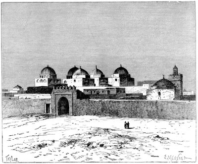 Die Moschee der Schwerter, Kairwan, ca. 1890 von Meunier