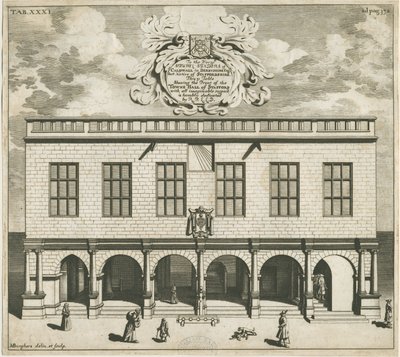 Stafford - Shire Hall von Michael Burghers