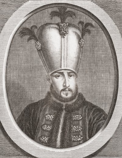 Ahmed III., Sultan des Osmanischen Reiches von Michael van der Gucht